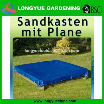 folding PE square plant protection cover greenhouse blue color